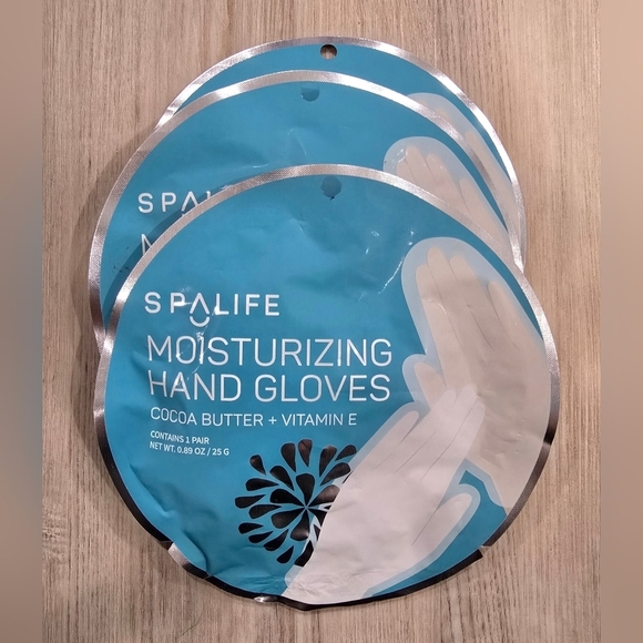 spalife Other - SpaLife Moisturizing Hand Gloves Cocoa Butter & Vitamin E - ( 3 Pairs)